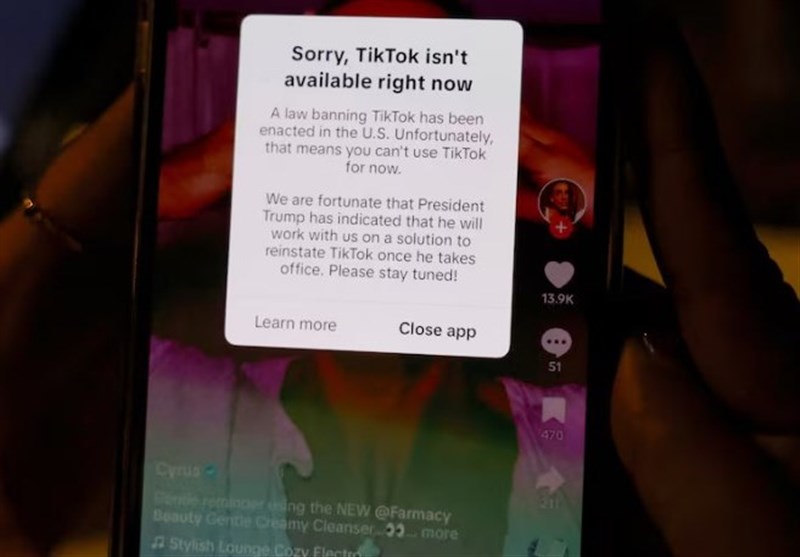 تعليق نشاط التيك توك في أمريكا
