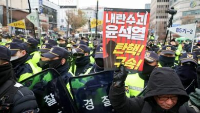 توتر في كوريا الجنوبية أثناء اعتقال رئيس البلاد