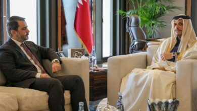 زيارة وزير خارجية الحكومة السورية المؤقتة إلى الدوحة، قطر