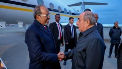 أول رحلة للرئيس الصومالي إلى باكو