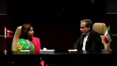 اجتماع وزراء الخارجية الإيرانيين ونيبال