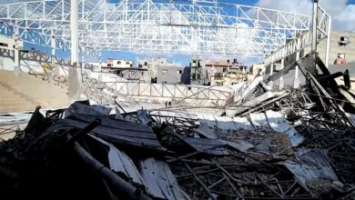 الشباب الإسرائيليين لتدمير نوادي غزة من خلال تدمير نوادي غزة