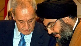 سید حسن نصرالله , نبیه بری ,