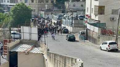 الغزو الصهيوني نابلوس في الضفة الغربية