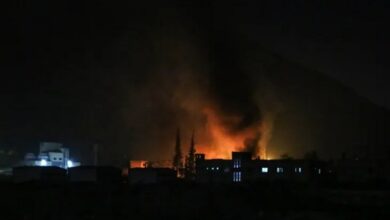 انفجارات غير صحيحة على ضواحي دمشق بعد الغزو الإسرائيلي