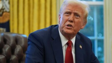 رد فعل ترامب على عمل حماس لوقف تبادل السجناء