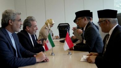 لقاء وزراء الخارجية الإيرانيين والإندونيسيين في جنيف