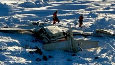 وفاة جميع الركاب العشرة تحطمت في الولايات المتحدة