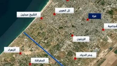 ينسحب جيش النظام الصهيوني من محور Netsarim