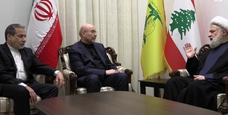 سید عباس عراقچی , محمدباقر قالیباف , شیخ نعیم قاسم ,