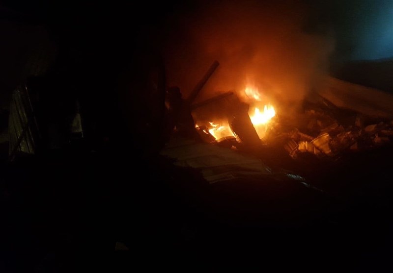 الإضرابات الجوية الصهيونية في مدينة لاتاكيا في سوريا