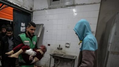 الجرائم الصهيونية في غزة ؛ 342 شهداء ومئات من المفقودين والجرحى