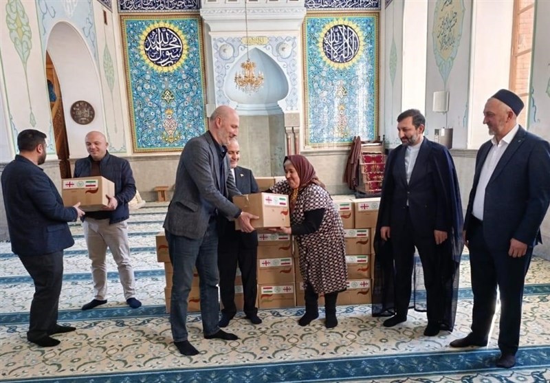 الخيرية في مسجد تبليسي بمناسبة رمضان