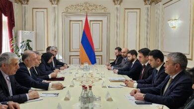 تقدير رئيس الجمعية الوطنية الأرمنية لمناصب إيران المبدئية