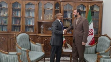 سفراء جنوب إفريقيا والنرويج والدنمارك إلى غاريبادي