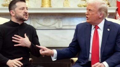 سلوك ترامب مع Zelnsky المهين طوال أوروبا