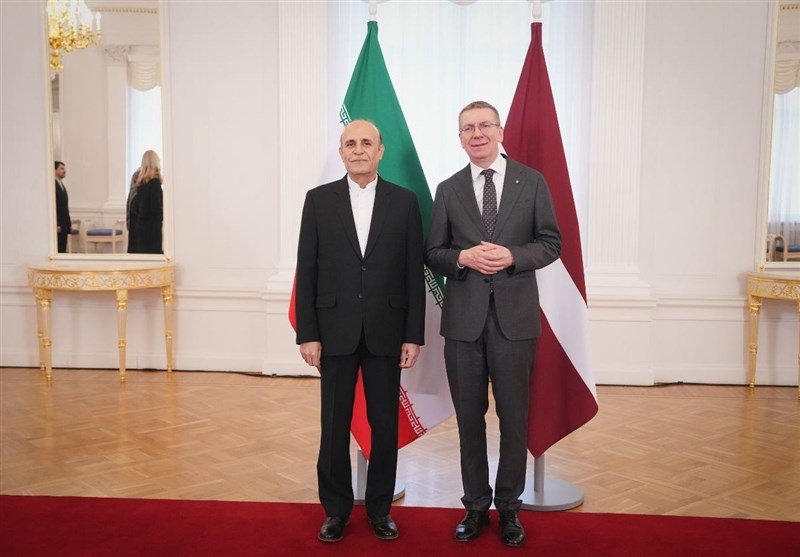 قدم سفير إيران في لاتفيا عمله في لاتفيا