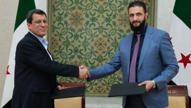 ماذا وافق جولاني وأبيدي؟