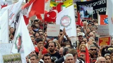 مظاهرات alawites السورية ضد السيادة السورية الجديدة