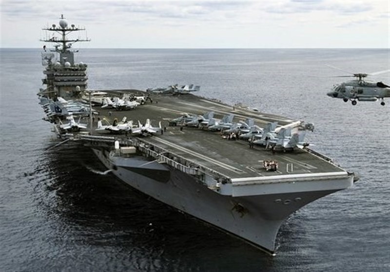 هجوم اليمن بدون طيار على حاملة الطائرات الأمريكية للمرة الثانية