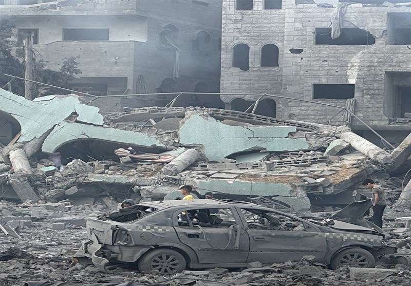 الجريمة الصهيونية في مدرسة في شرق غزة