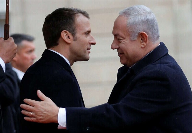 دعم ماكرون الكامل المليء بإسرائيل وموقف معادي ضد المقاومة