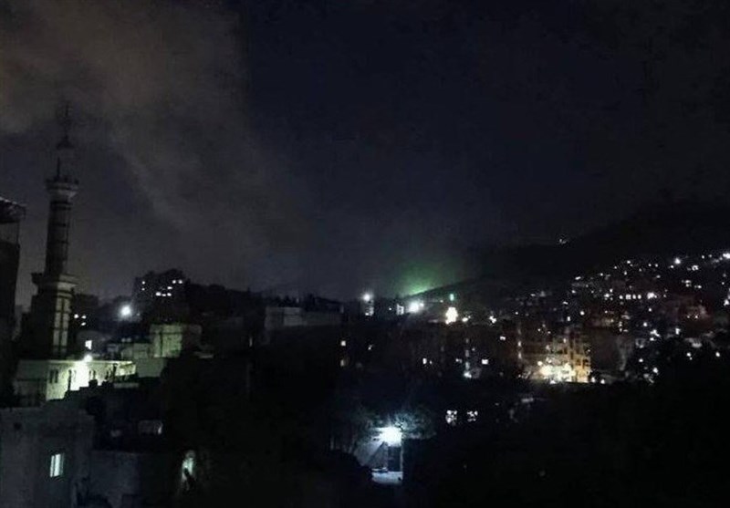 غزو النظام الإسرائيلي لمنطقة بارزي في العاصمة السورية