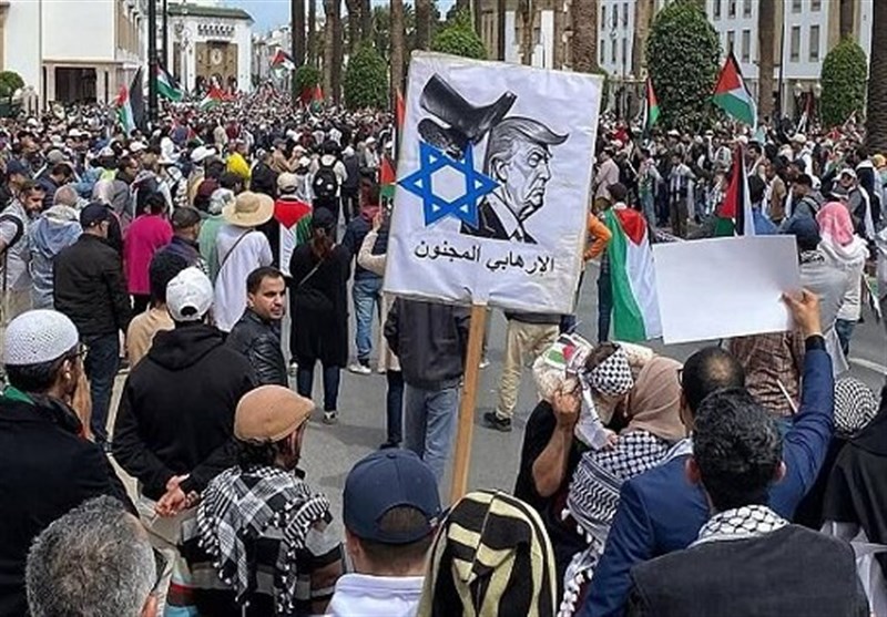 مظاهرات واسعة النطاق في المغرب ضد إسرائيل وسعت إلى قطع العلاقات معها