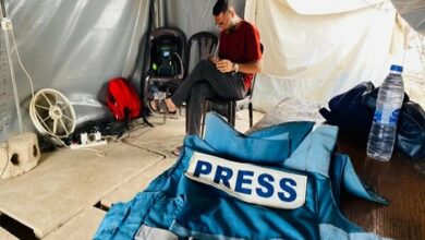 مراسلون بلا حدود: النظام الصهيوني هو العدو الأسوأ للصحفيين /فلسطين , غزة , صحفيون , إعلام , النظام الصهيوني