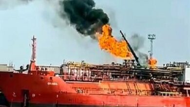 أوكرانيا تتهم روسيا بمهاجمة سفينة تركية في ميناء تشورنومورسك /أوكرانيا , روسيا , تركيا , هجوم , حرب