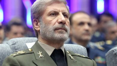 /اللواء حاتمي , القوة الدفاعية , الدبلوماسية الإيرانية , التأهب العسكري , وزارة الخارجية الإيرانية