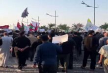 عراقيون يحتجون على قيود الطيران بين بغداد وطهران / العراق , إيران , الولايات المتحدة , هادي العامري , عادل عبد المهدي