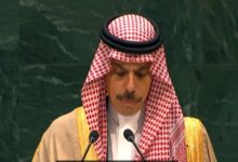 وزیر خارجية السعودية يؤكد ضرورة حل عادل للقضية الفلسطينية / فيصل بن فرحان , السعودية , إيران , أمن الخليج الفارسي , الأمم المتحدة