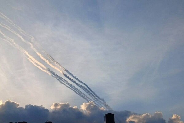 “Quds Brigades” missile attack on the occupied territories