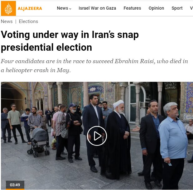 Real-time coverage of Iran’s elections on Al Jazeera English channel