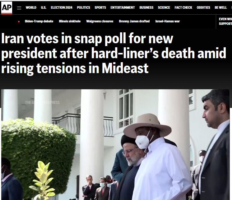 بازتاب گسترده انتخابات ریاست جمهوری ایران در رسانههای بینالمللی