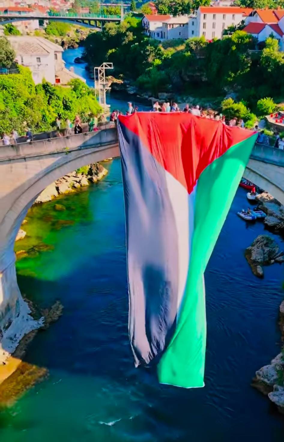 پرچم فلسطین در بوسنی پرچم فلسطین در بوسنی