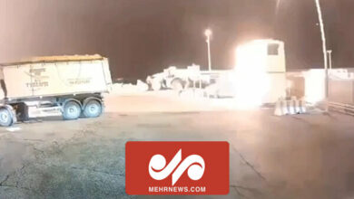 The moment of the drone attack of the Iraqi resistance to the south of the occupied territories