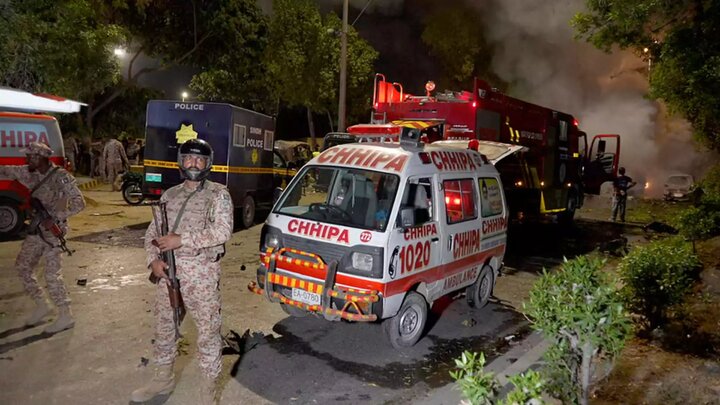 2 Chinese citizens were killed in an explosion near Karachi airport