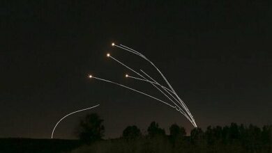Rocket attack from the Gaza Strip to the occupied territories