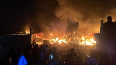 The attack of the Zionist regime on the relief forces in the center of the Gaza Strip