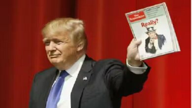 Cover design “Economist”; President Trump is imperialist+ photo