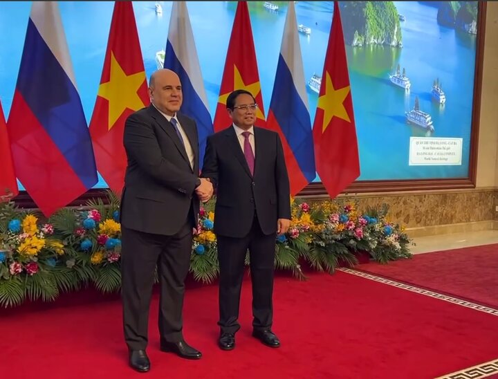 The meeting between the prime ministers of Russia and Vietnam + video