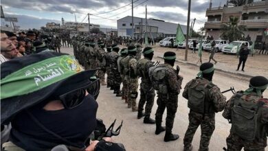 Qassam forces in military clothes and equipment attracted media attention+ Images