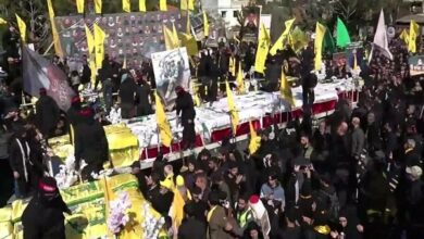 The magnificent funeral of the martyrs of Hezbollah in southern Lebanon+ Movie