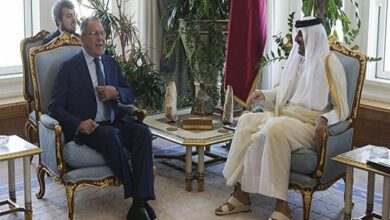 The Russian Foreign Minister met with the Emir of Qatar in Doha