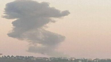 A series of Zionist regime attacks on Lebanon and warning the inhabitants of Beirut