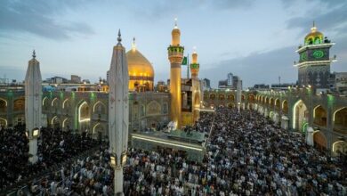 Eid al -Fitr prayer in the shrine of Imam Ali (AS)