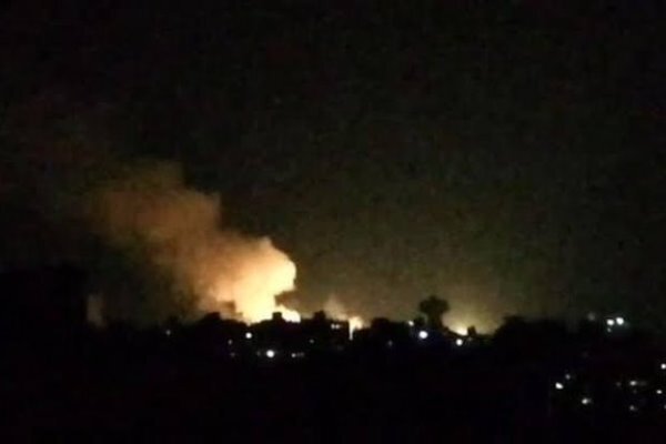 Israeli attack on military airport in central Syria