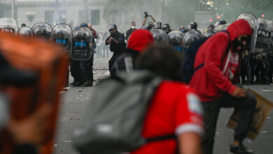 Repression of Argentinean retirees with tear gas and bullets! + Movie